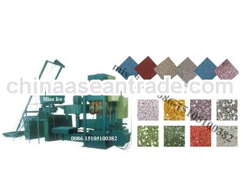 KB-125E/400 2013 design terrazzo floor tile making machine