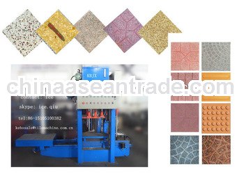 KB-125E/400 4000pcs per day concrete floor tile making machine