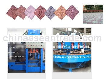 KB-125E/400 designed concrete floor tile making machine