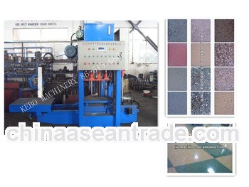 KB-125E/400 high hydraulic concrete floor tile making equipment