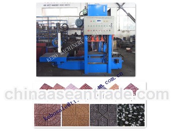 KB-125E/400 high pressure concrete floor tile equipment