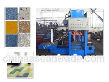 KB-125E/400 hydraulic pressed concrete floor tile making equipment