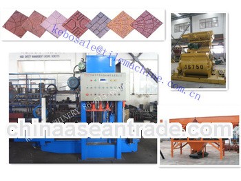 KB-125E/400 manual concrete floor tile making equipment