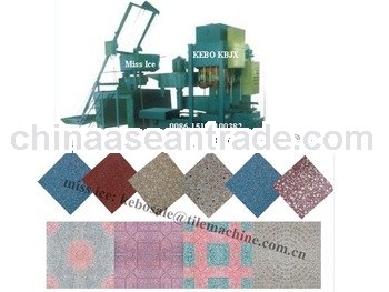 KB-125E/400 stone machine terrazzo floor tile making machine