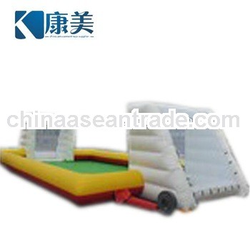 Kangmei inflatable sports bouncer& castles wholesale,inflatable soccer field KM5443