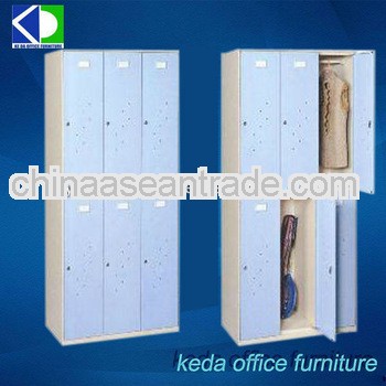 Knock Down Metal Storage Wardrobe Cabinets