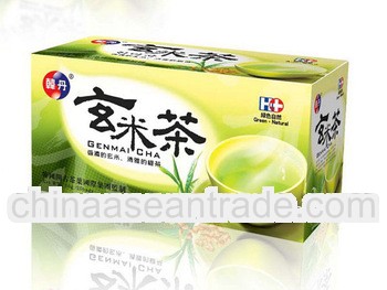 Korea elixir organic natural genmaicha in green bag tea