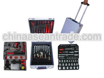 LB-386-187pcs hand tool set with Aluminium case(tool case)