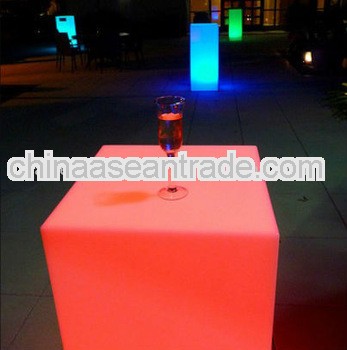 LED glowing coffee table