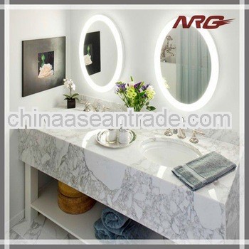 LED mirror with light
