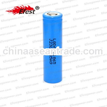 LGDAS3 blue 18650 flat top rechargeable Li-ion battery flashlight torch battery ecigs tube battery