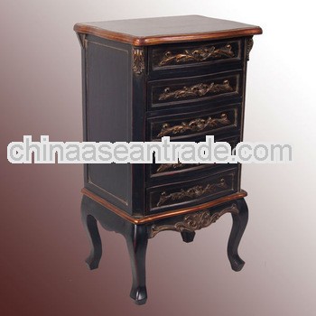 LH-VS0019 Chinese new design 5 drawers display cabinet