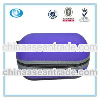 LT-MR9137 small purple multifunction soft velvet eva tool case