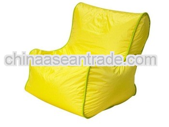 L shape adults beanbag , children fashion yellow love beanbag