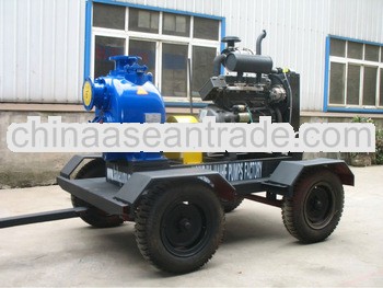 Lanke 4 wheel trailer pump