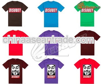 Large custom-made black write stripe tight t shirt