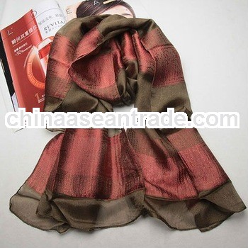 Latest elegant fashion shawls long silk voile scarf