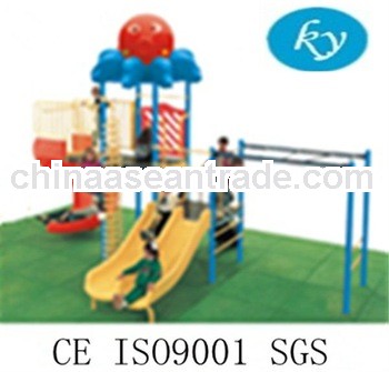 Latest plastic playground equipment for sale(KYM--4004)