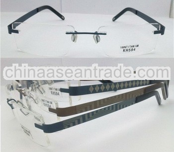 Latet Pure Titanium rimless optical eyewear wholesale