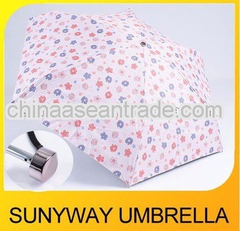 Light Mini 5 Folds Umbrella with Bag