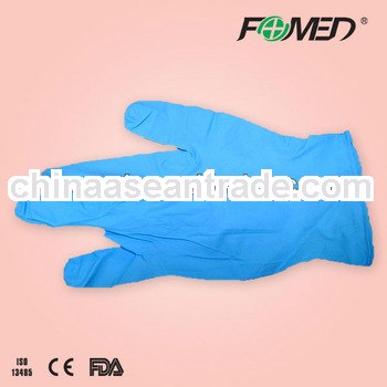 Lightly Powdered Examination latex Gloves for hospital