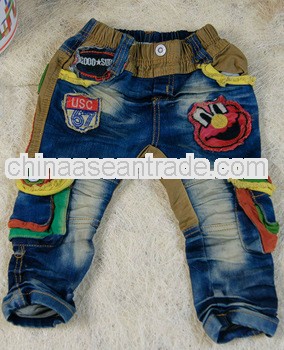 Little Boy's Blue Denim Jeans Kids Pants High Quality