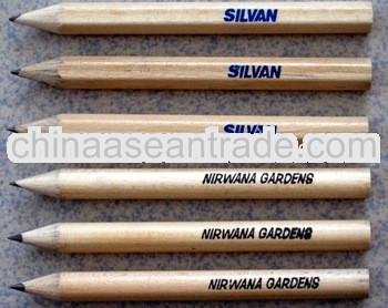 Logo Printed Wooden Pencils Meet EN71 and ASTMD-4236 Standard