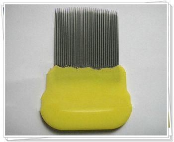 Long teeth lice comb with screw pins
