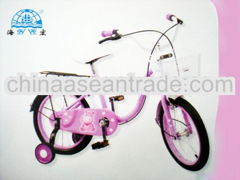 Lovely baby girl child bike bicycle with carrier front basket caster wheel