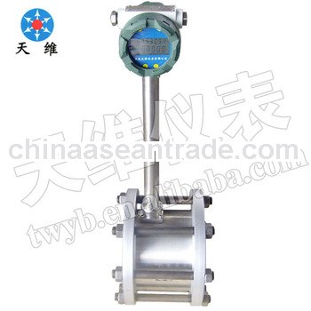 Low Cost digital vortex liquid air steam flowmeter