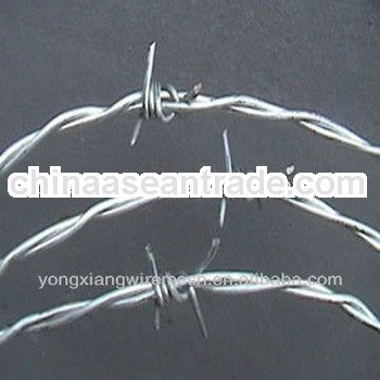 Low prices barbed iron wire/barbed wire fence/