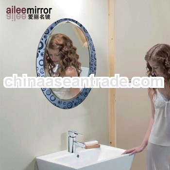 Luxury Fashional designed round bathroom mirror