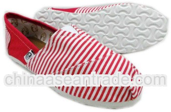 M13H901 women casual shoes with pretty canvas upper and EVA outsole, stock in hand