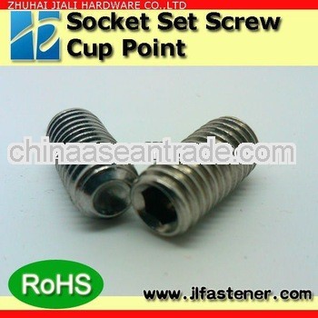 M2*8 stainless steel 304 hex socket headless set screw