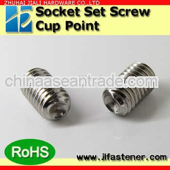 M8*45 stainless steel 304 hex socket slotted set screw