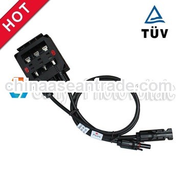 MC4 pre-wired PV combiner box Mexico-90cm-cable-solar-panel-male-and-female