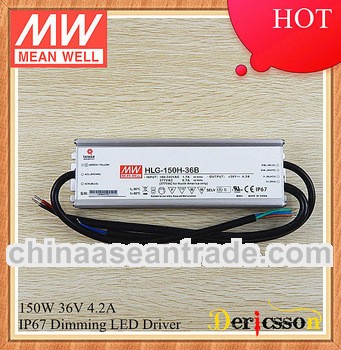 MEAN WELL 150w led driver with PWM dimming pfc and UL HLG-150H-36B