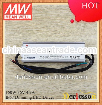 MEAN WELL 30-36V led driver with dimming pfc and UL HLG-150H-36B