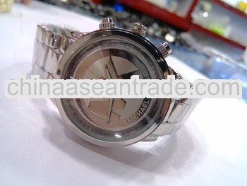 MK5544 Runway Oversized 45mm Stainless Steel Ladies Watch