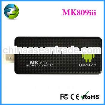 MK809iii mini pc android 4.2 rockchip rk3188 quad core cortex a9 2gb ram 8gb rom 1.8ghz tv dongle