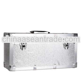 MLDGJ289 All Silver Sponge Edge Setting Aluminium Toolbox Empty New Products Flight Tools Box