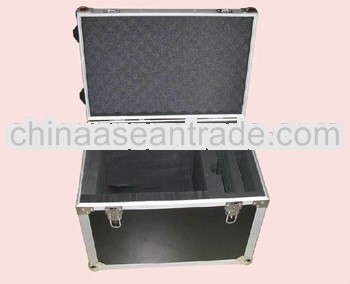 MLD-TC27 Durable Black Aluminum Tools Trolley Cases With EVA And Sponge Wheels