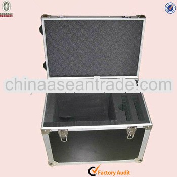 MLD-TC27 Professional Black Rolling Aluminum Trolley MDF Board Case