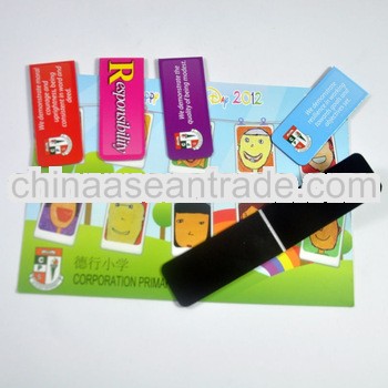 Made in China various colour magnetic bookmark