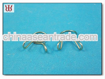 Manufacturer supply single loop gold plated small hose clips hose clamps