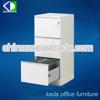 Metal Office 3 Drawers Storage File Cabinet