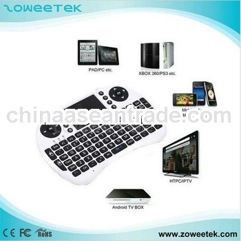 Mini Cordless Keyboard Touchpad Combo with Mouse Wheel Function for Android TV Box