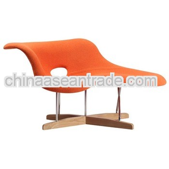 Modern Fiberglass Replica Eames La Chaise Leisure Chair-Classic Designer Furniture Producer In