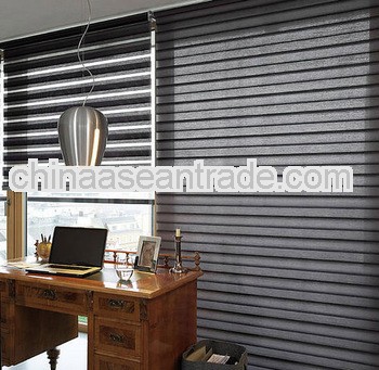 Modern design durable plain color zebra blind