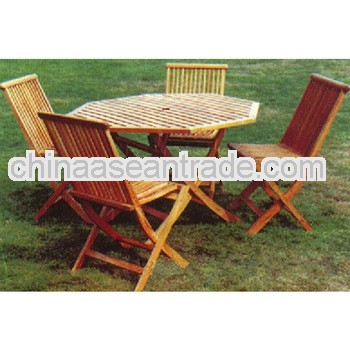 Modern garden wooden tables & chairs sales